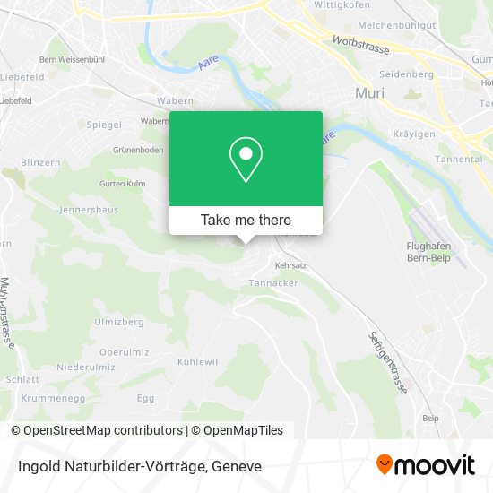 Ingold Naturbilder-Vörträge map