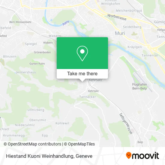 Hiestand Kuoni Weinhandlung map
