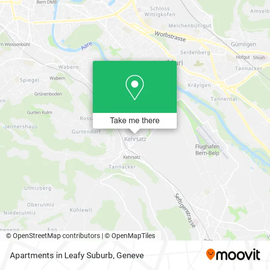 Apartments in Leafy Suburb map
