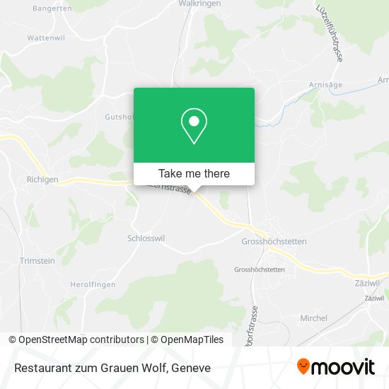 Restaurant zum Grauen Wolf map