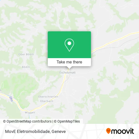 MovE Eletromobilidade map