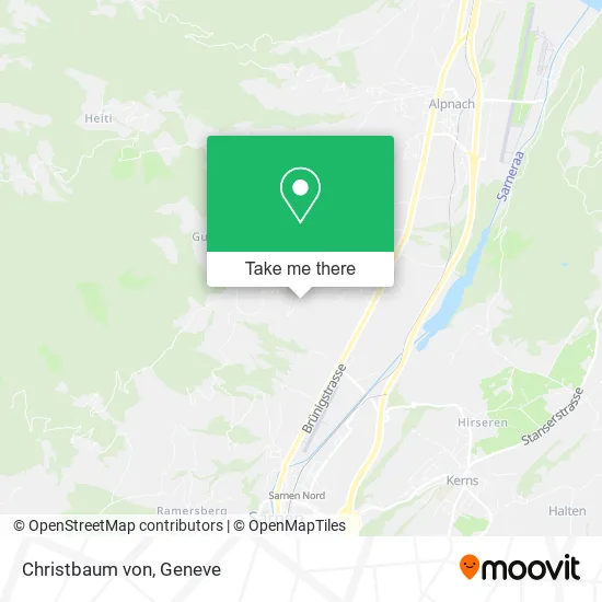 Christbaum von map