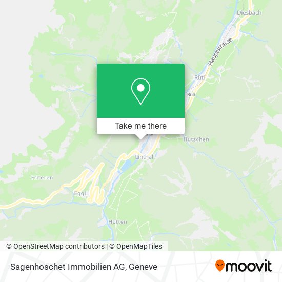 Sagenhoschet Immobilien AG map