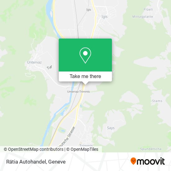 Rätia Autohandel map