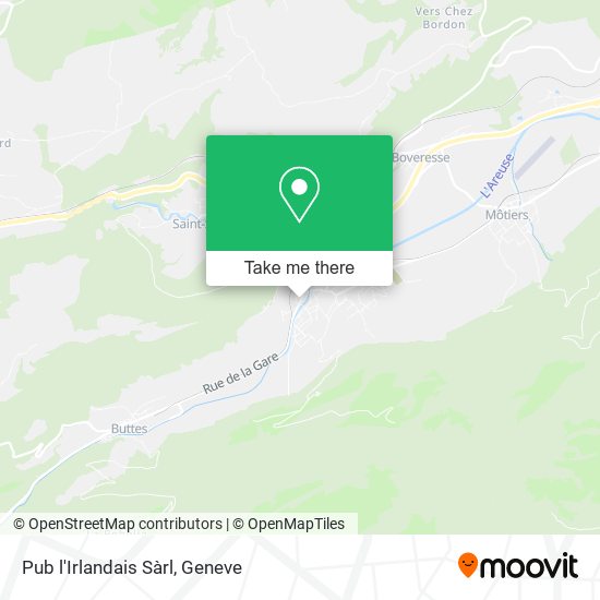 Pub l'Irlandais Sàrl map