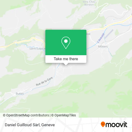 Daniel Guilloud Sàrl map