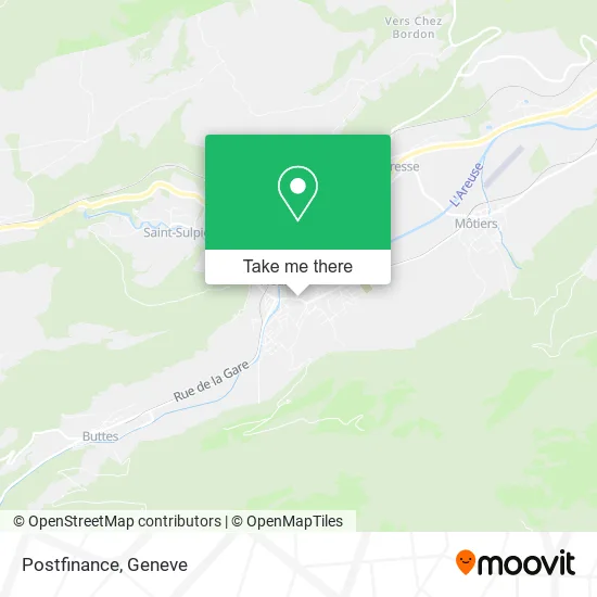 Postfinance map