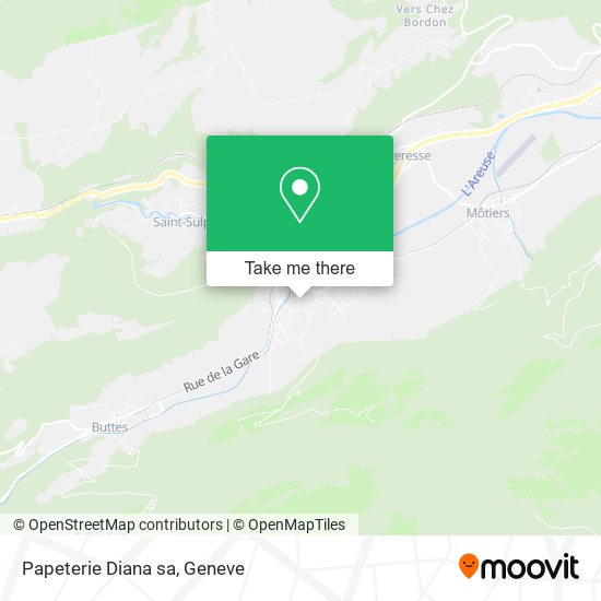 Papeterie Diana sa map