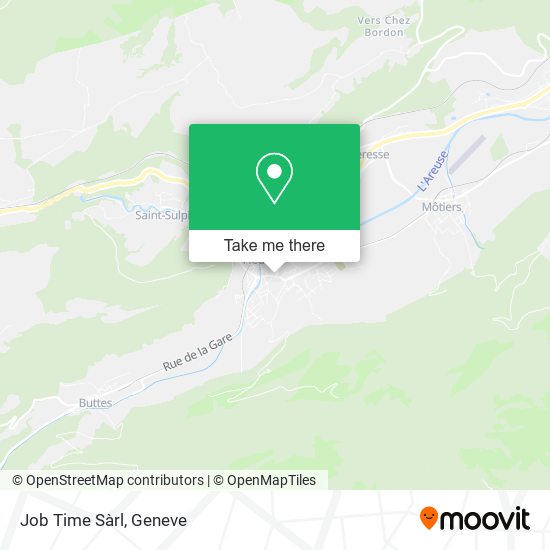 Job Time Sàrl map