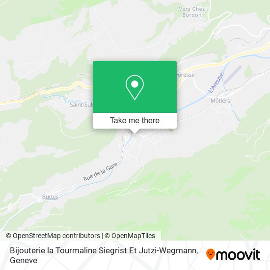 Bijouterie la Tourmaline Siegrist Et Jutzi-Wegmann map