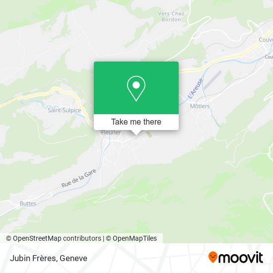 Jubin Frères map