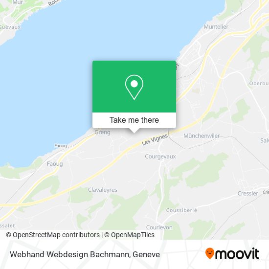 Webhand Webdesign Bachmann map