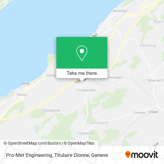 Pro-Met Engineering, Titulaire Dionne map