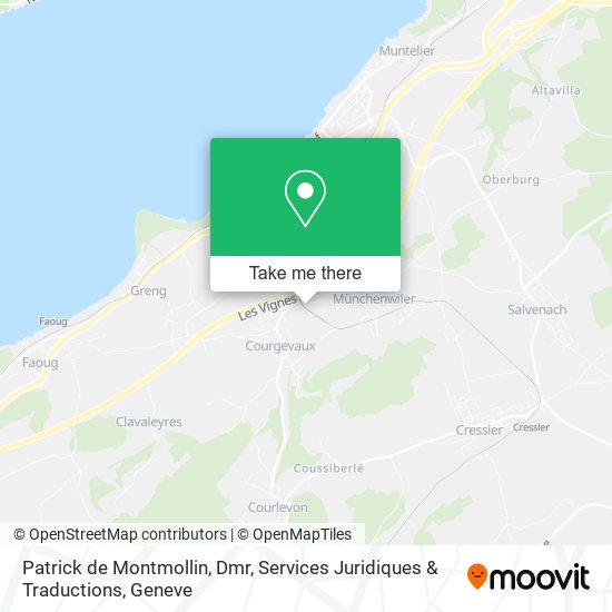 Patrick de Montmollin, Dmr, Services Juridiques & Traductions map