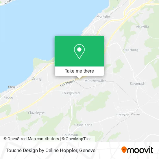 Touché Design by Céline Hoppler map