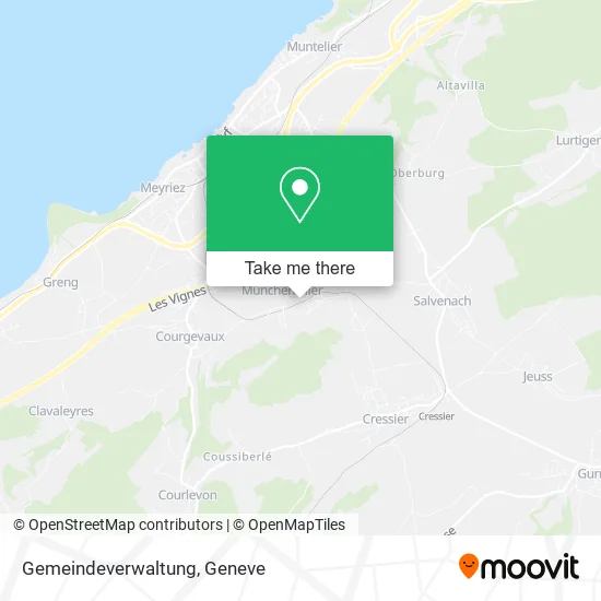 Gemeindeverwaltung map