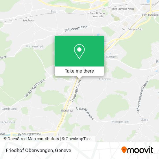 Friedhof Oberwangen map