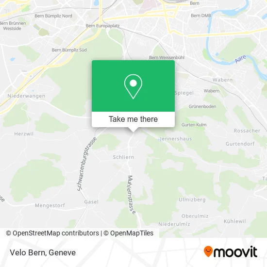 Velo Bern map