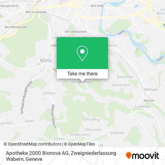 Apotheke 2000 Bionova AG, Zweigniederlassung Wabern map