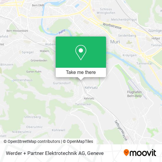 Werder + Partner Elektrotechnik AG map