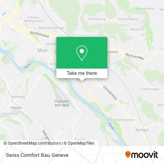 Swiss Comfort Bau map