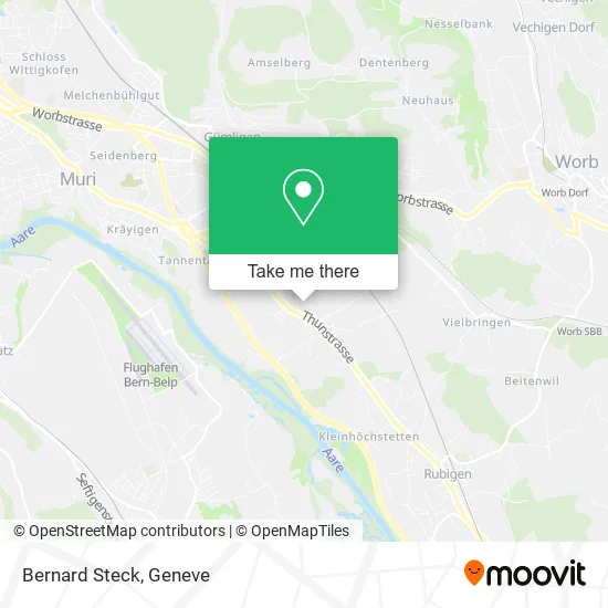 Bernard Steck map