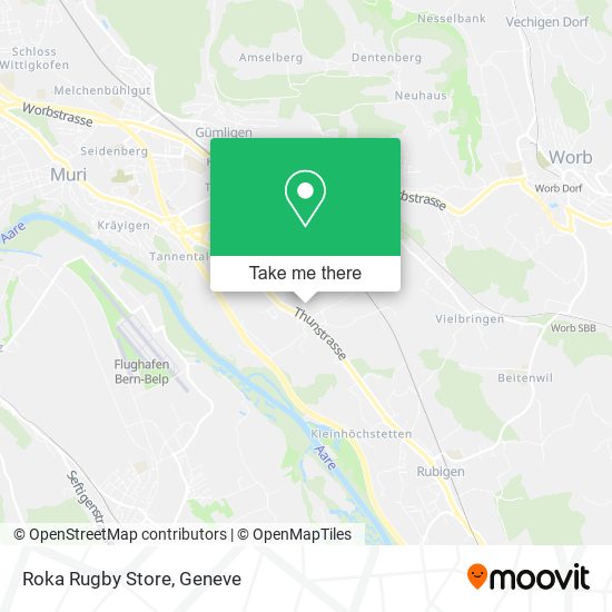 Roka Rugby Store map