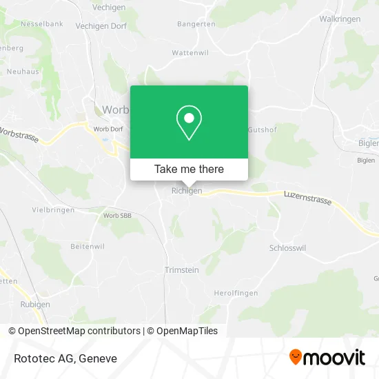 Rototec AG‍ map
