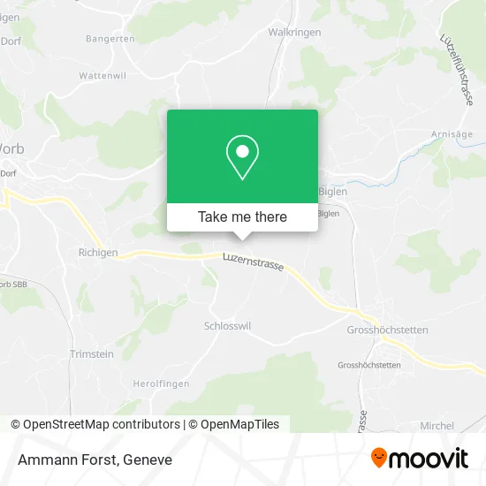 Ammann Forst map