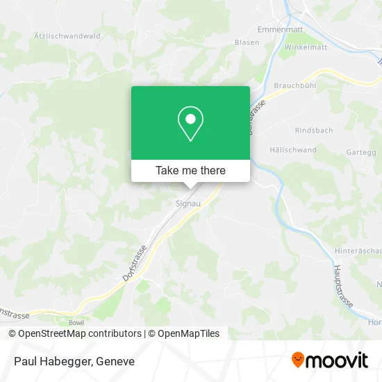 Paul Habegger map
