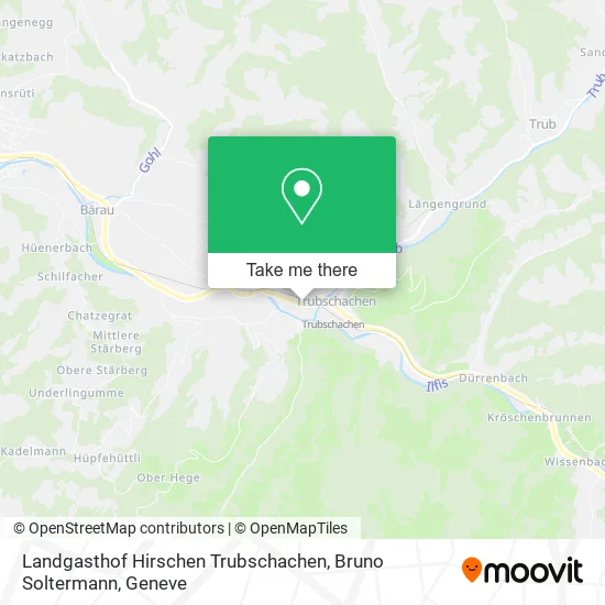 Landgasthof Hirschen Trubschachen, Bruno Soltermann map