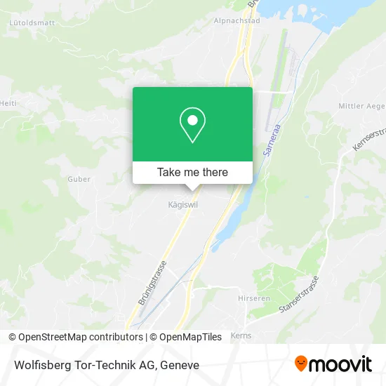 Wolfisberg Tor-Technik AG map