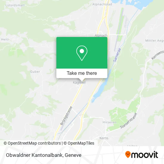 Obwaldner Kantonalbank map