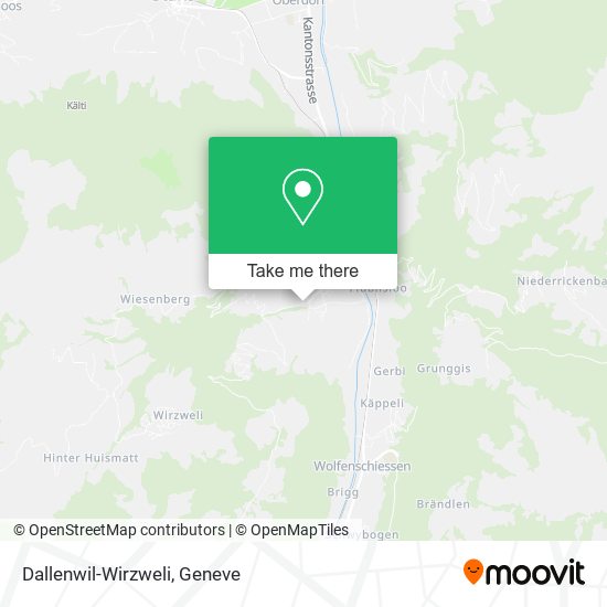 Dallenwil-Wirzweli map