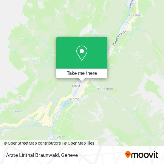 Ärzte Linthal Braunwald map