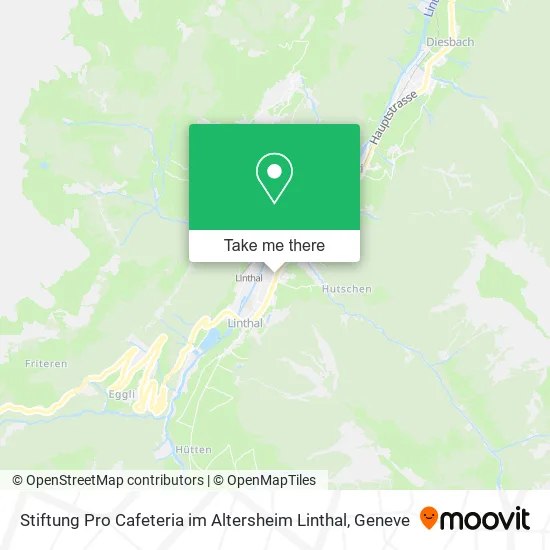 Stiftung Pro Cafeteria im Altersheim Linthal map