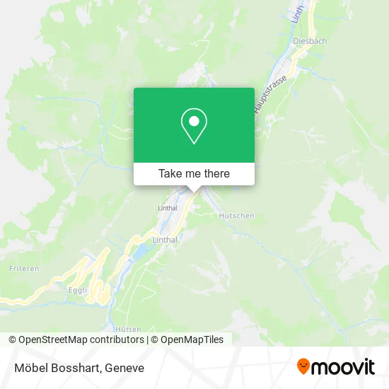 Möbel Bosshart map