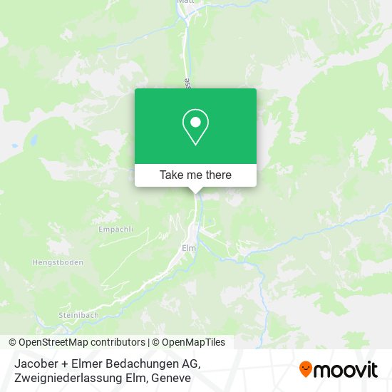 Jacober + Elmer Bedachungen AG, Zweigniederlassung Elm map