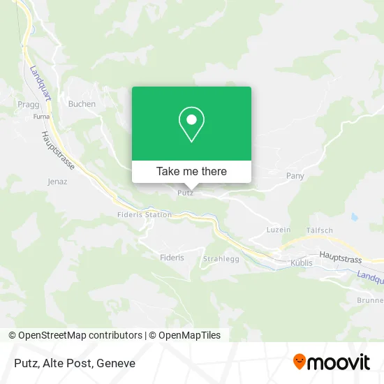 Putz, Alte Post map