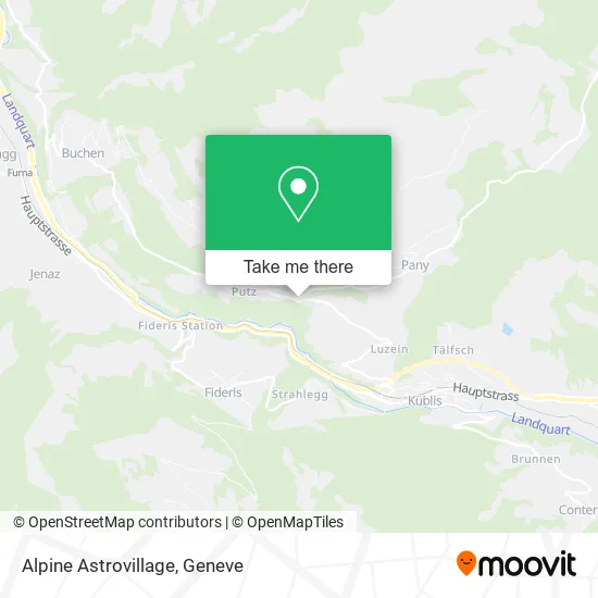 Alpine Astrovillage map