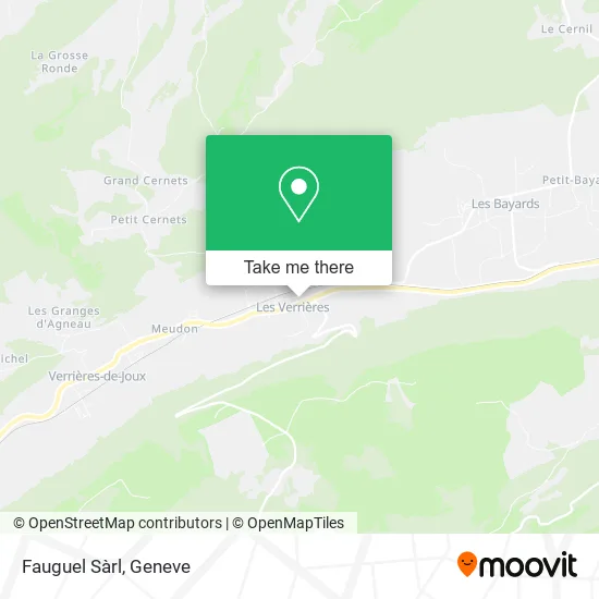 Fauguel Sàrl map