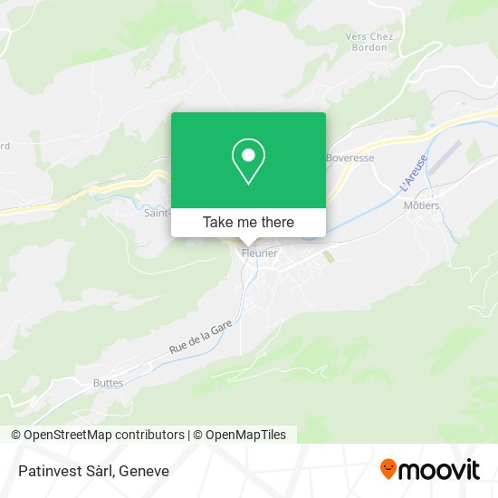 Patinvest Sàrl map