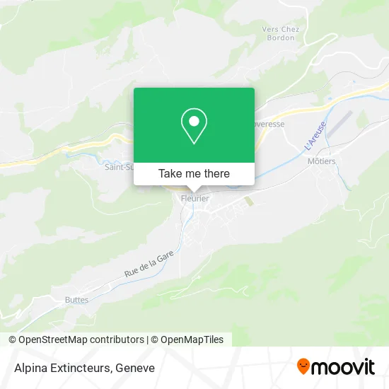 Alpina Extincteurs map