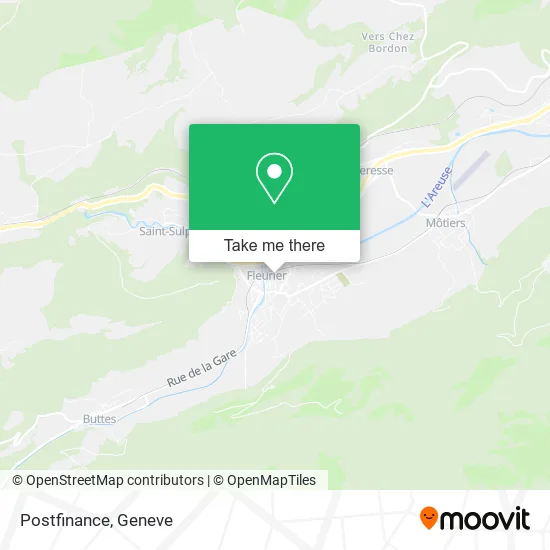Postfinance map