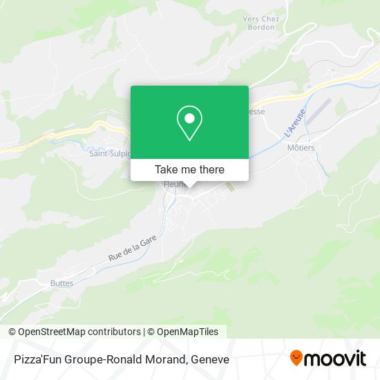 Pizza'Fun Groupe-Ronald Morand map
