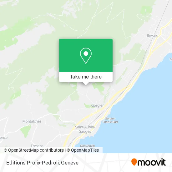 Editions Prolix-Pedroli map