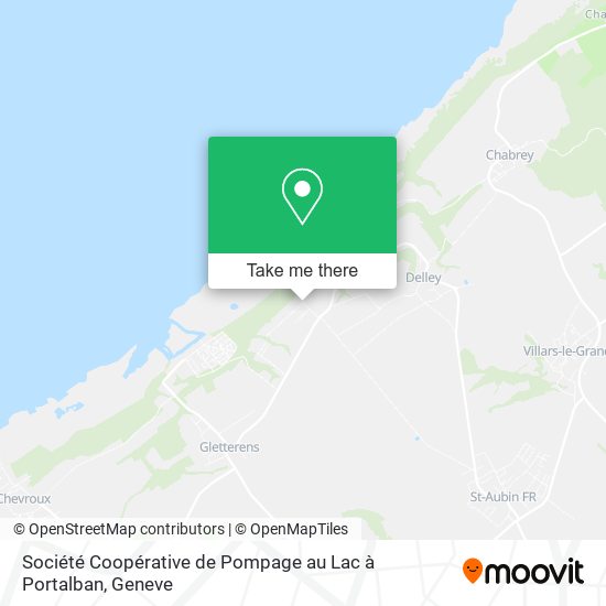 Société Coopérative de Pompage au Lac à Portalban map