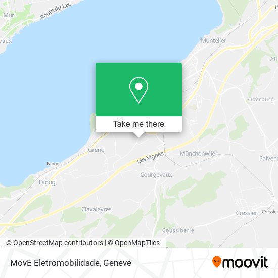 MovE Eletromobilidade map