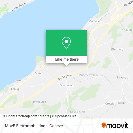MovE Eletromobilidade map