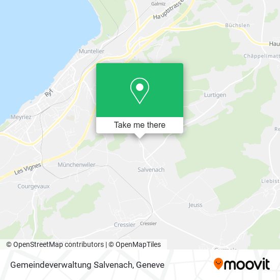 Gemeindeverwaltung Salvenach map